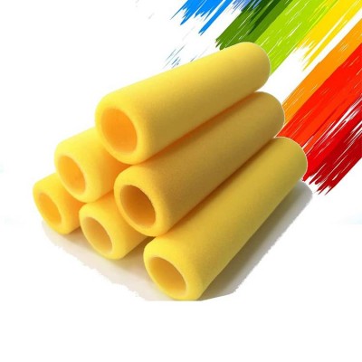 Professional Special Refill Epoxy Free Sample Mini Velour Cover Paint Roller Customized Colorful Stripes Painting Tool Polyester